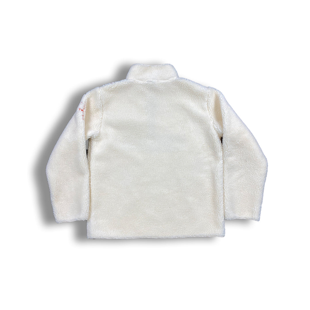 Cactus Jack White Fleece Jacket