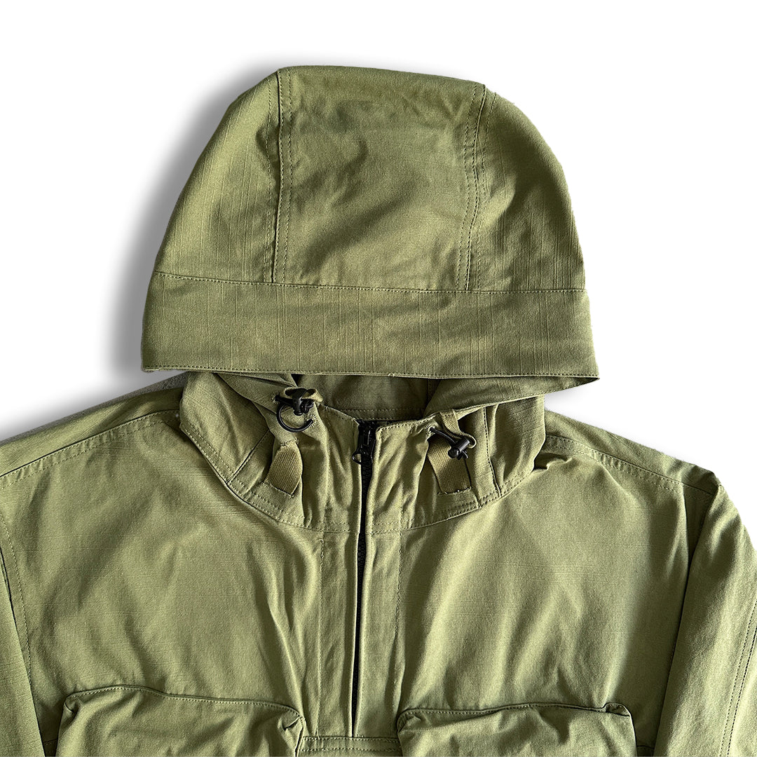 Corteiz Slant Pocket Military Jacket (მწვანე)