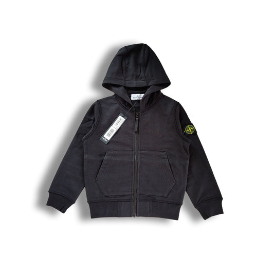 Stone Island JUNIOR 21SS ZIP HOODED SWEATSHIRT