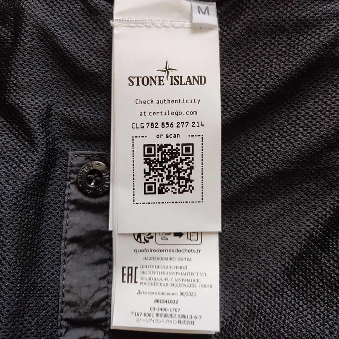 Stone Island CRINKLE REPS (შავი)